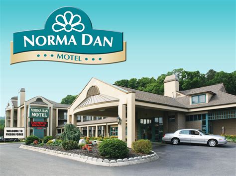 Norma dan - See all properties. PRICE RANGE. ₱4,874 - ₱6,702 (Based on Average Rates for a Standard Room) ALSO KNOWN AS. norma dan hotel pigeon forge, norma dan motel, norma dan pigeon forge. LOCATION. United States Tennessee Sevier County Pigeon Forge. NUMBER OF ROOMS. 86. 
